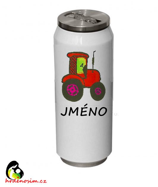 Termoplechovka "Traktor červený"