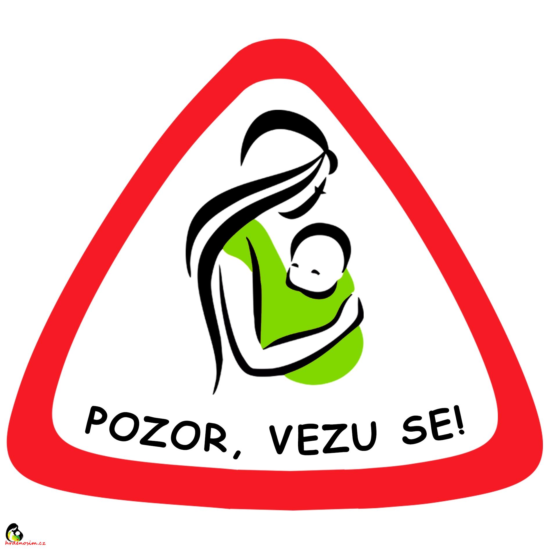 Samolepka na auto " Pozor,vezu se "zelená