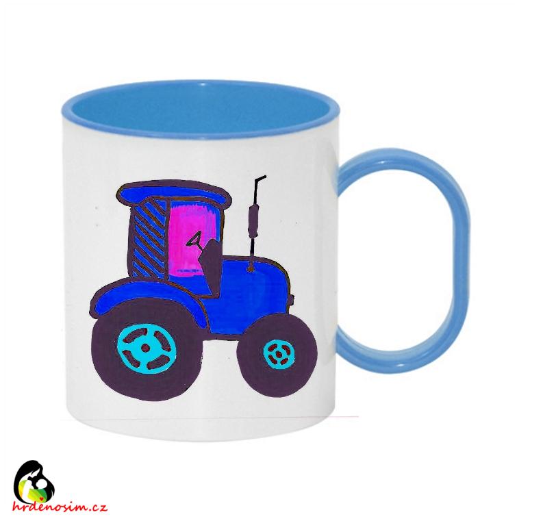 Hrnek dětský traktor2 různé barvy