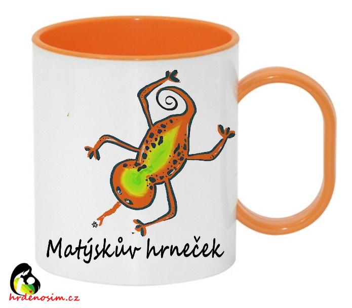 Hrnek dětský ještěrka + vlastní text