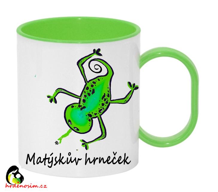 Hrnek dětský ještěrka + vlastní text