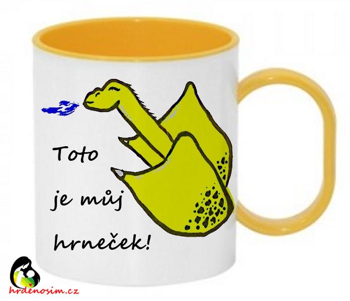 Hrnek dětský drak + vlastní text