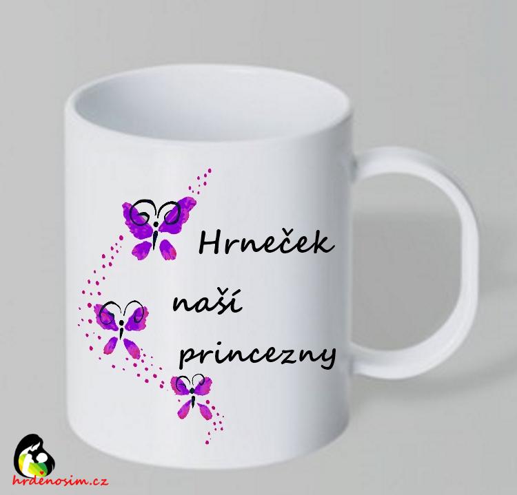 Hrnek dětský motýlci + vlastní text