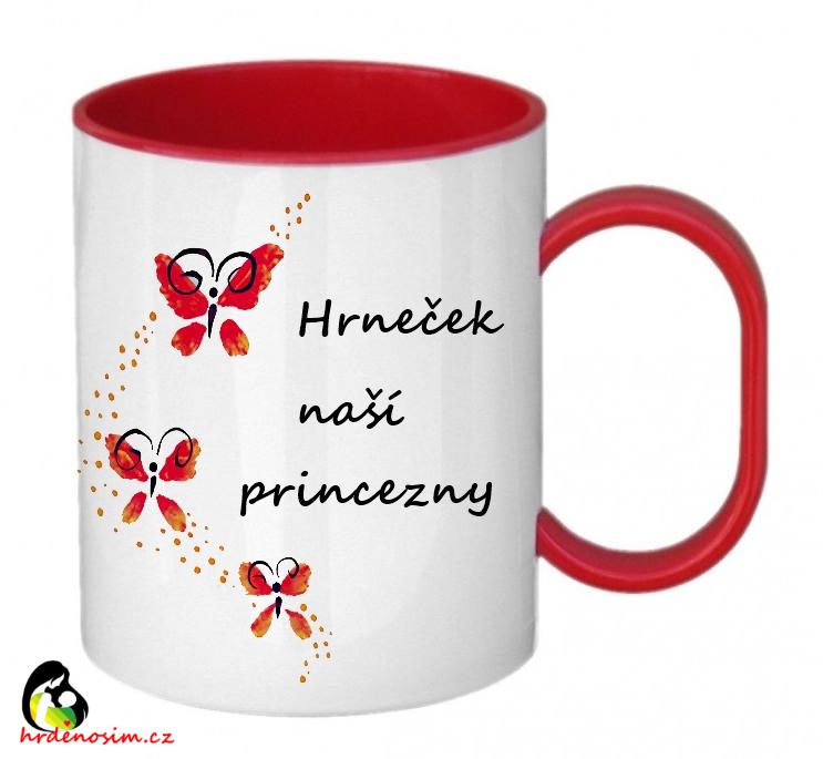 Hrnek dětský motýlci + vlastní text