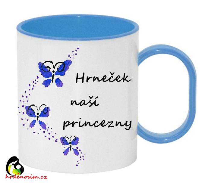 Hrnek dětský motýlci + vlastní text