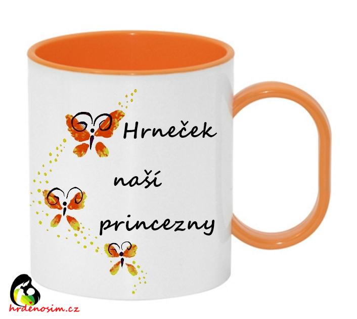 Hrnek dětský motýlci + vlastní text