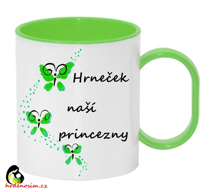 Hrnek dětský motýlci + vlastní text