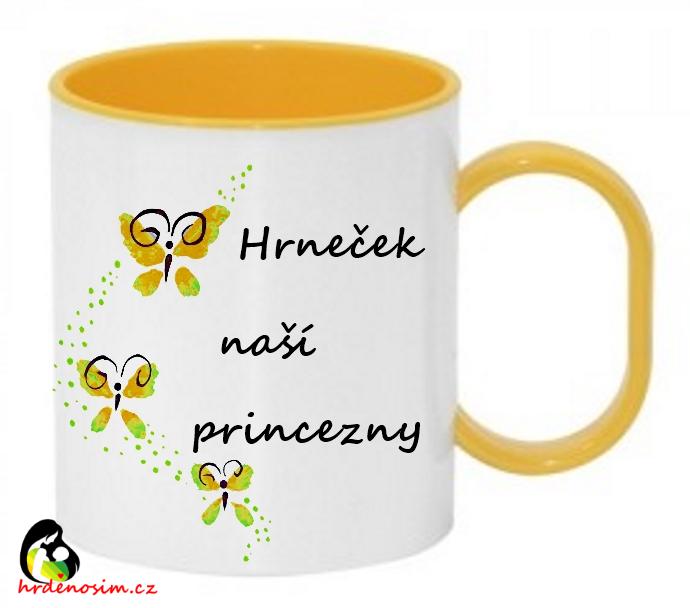 Hrnek dětský motýlci + vlastní text