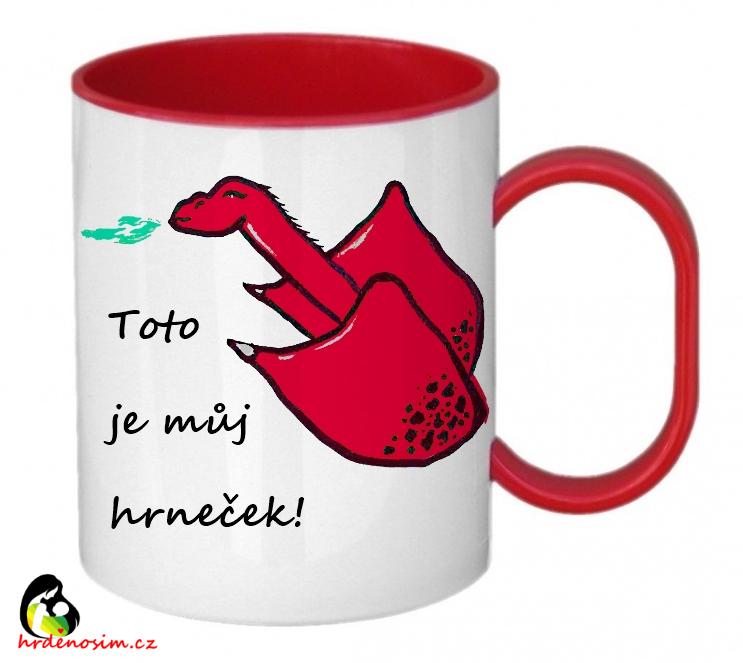 Hrnek dětský drak + vlastní text