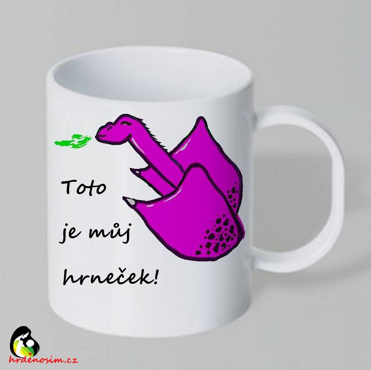 Hrnek dětský drak + vlastní text