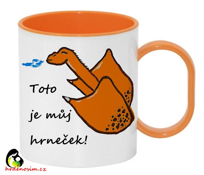 Hrnek dětský drak + vlastní text