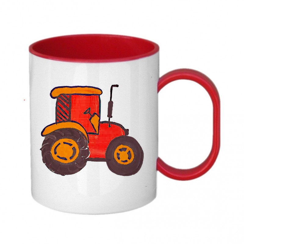 Hrnek dětský traktor různé barvy