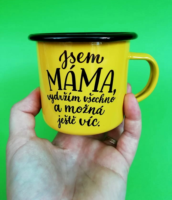 Plecháček žlutý Jsem máma