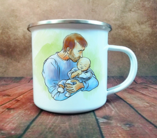 Plecháček táta se strništěm
